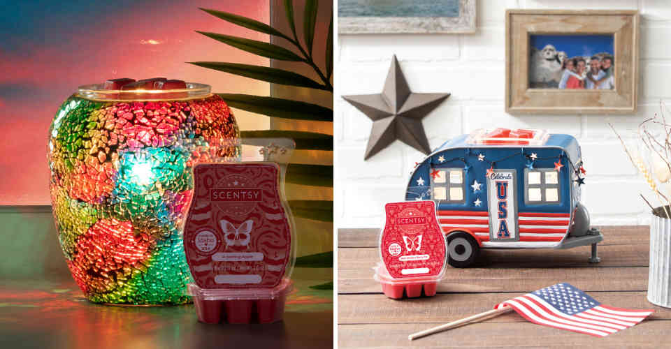 Scentsy Warmers for July 2021 and 2022