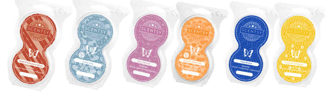 6 Scentsy Pods in a Row