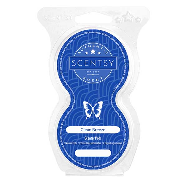 Scentsy Clean Breeze Scent Pod Twin Pack