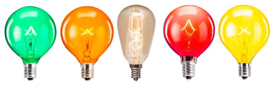Scentsy Colored Light Bulbs