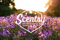 Lovely Flowers with Scentsy Logo Overlay