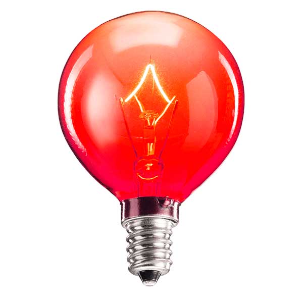 Scentsy 25 watt Red Light Bulb