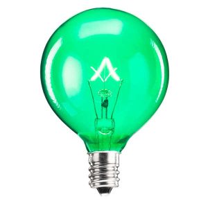 Scentsy Green 25 Watt Bulb
