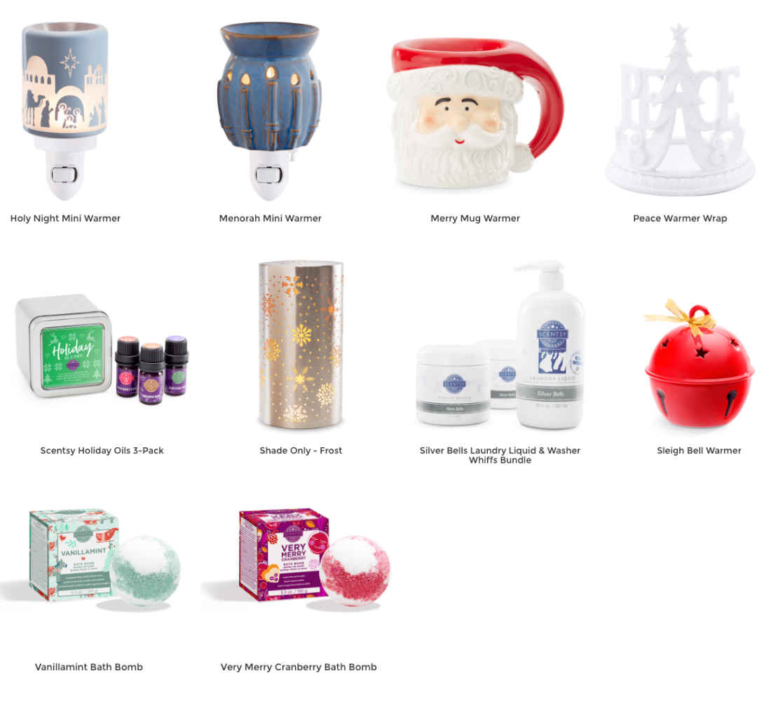 Scentsy Holiday Collection 2018